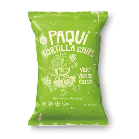 Paqui Paqui Cool Salsa Verde Good Tortilla Chip 2 oz., PK6 2012505